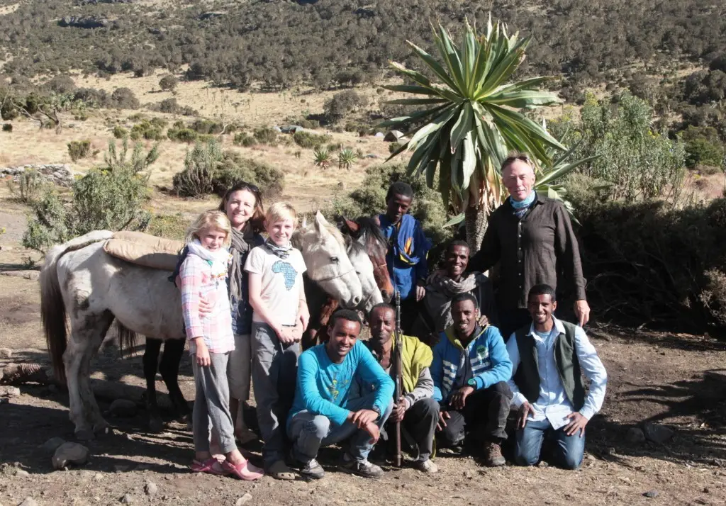 Dave, bottom right, and our Simien support team