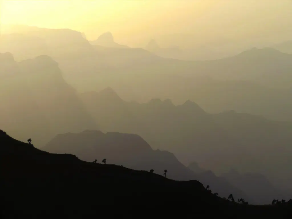 Simien sawtooth ridge